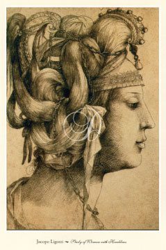 Study Of Woman With Headdress