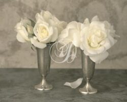 White Roses In A Bud Vase I